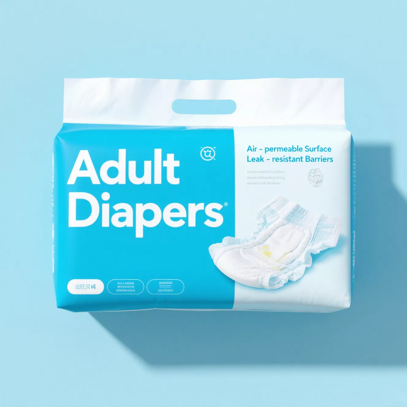 Adult Diapers with Rapid Absorption Core Odor Control Adjustable Waistband for Custom Fit