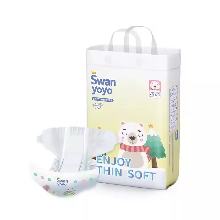 Soft Ultra Absorbent Disposable Baby Diaper 