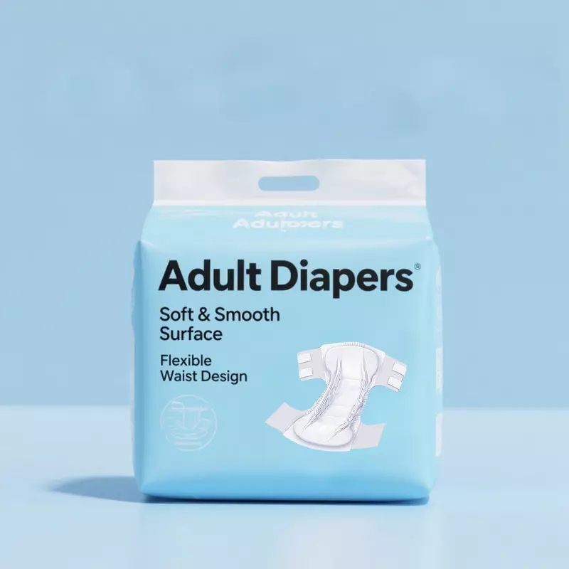 ODM Adult Incontinence Briefs Personalized Waistband Colors Anti-Leak Gather Design