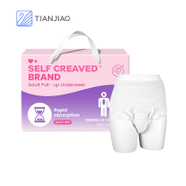 ​Ultra Absorbent Adult Pull-Up Pants 360° Leak Proof Guard Cotton Like Breathable S-XXL Sizes