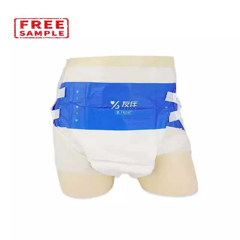 Free SAMPLE Super Thick Large Adult Elderly Disposable Diaper for Elderly Top Sell Adult Diaper Manufacturer